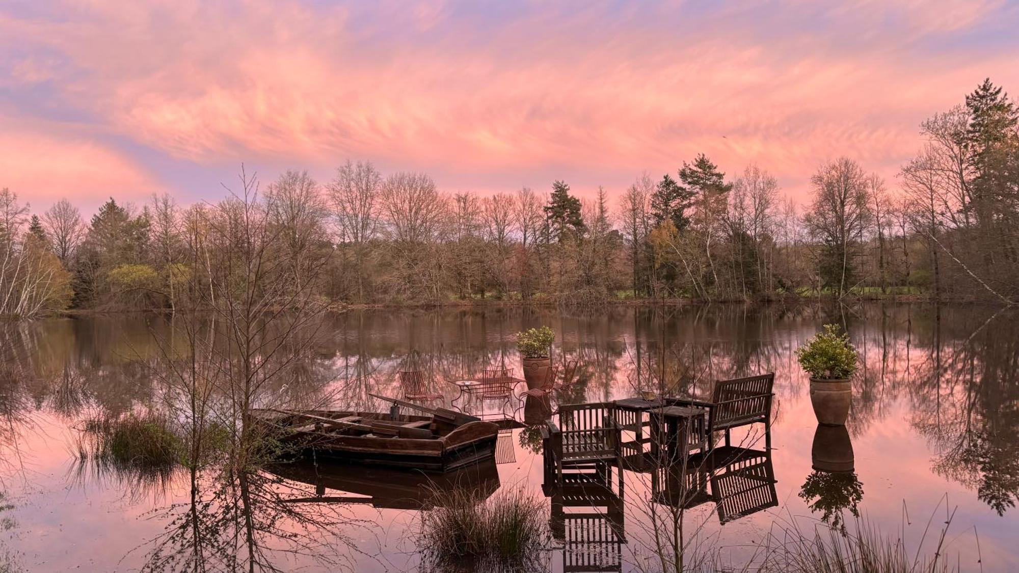 Paradis Perdu En Sologne Avec Plage Privee Villeny Exterior foto