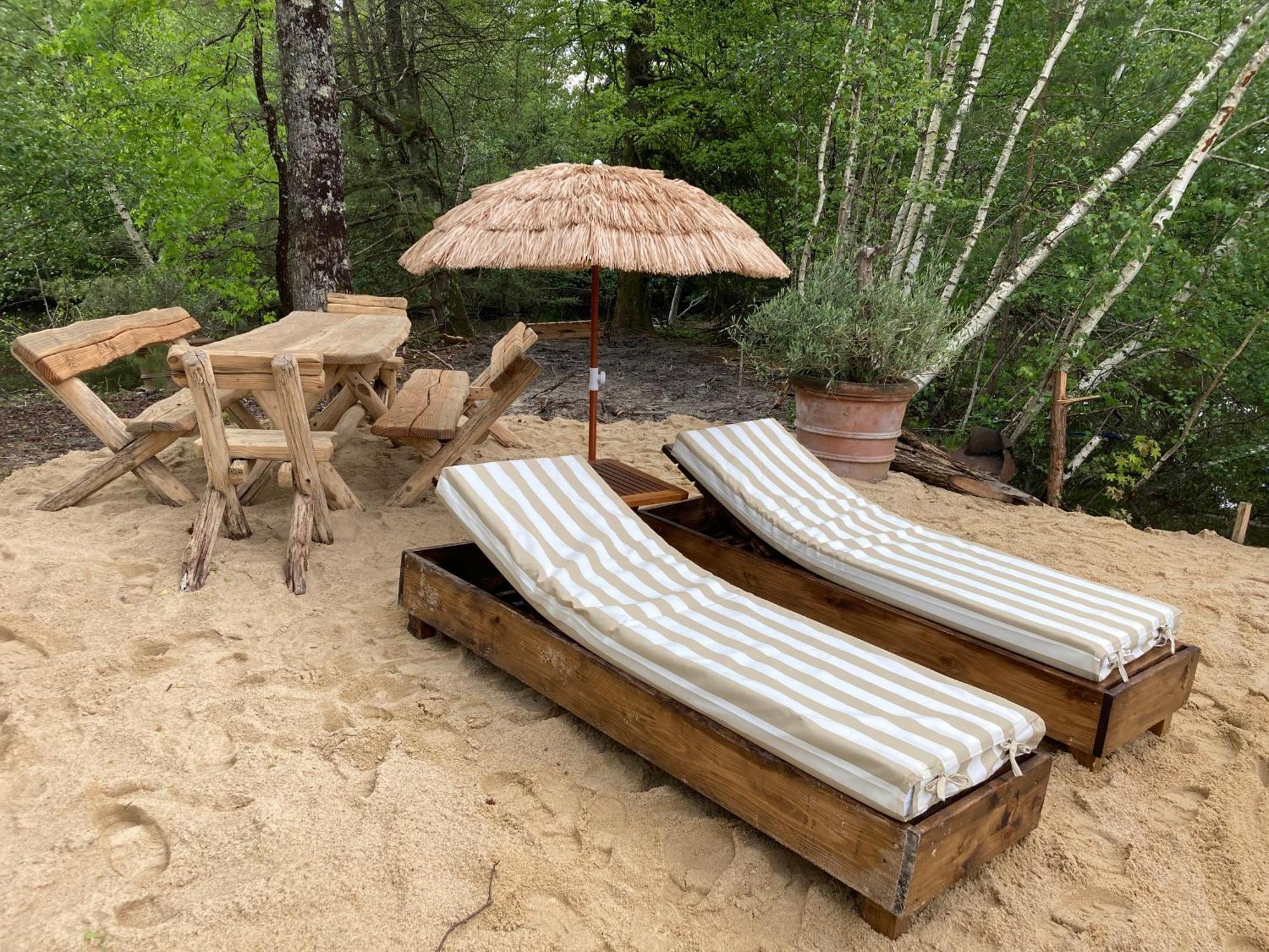 Paradis Perdu En Sologne Avec Plage Privee Villeny Exterior foto